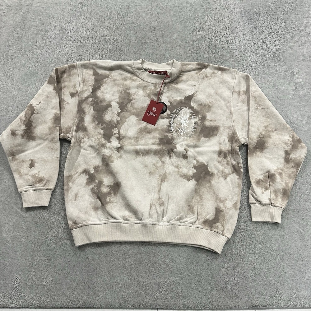 Darc Sport Archangel London Wolves Sweatshirt Men's L Crewneck Beige Cloud Baggy